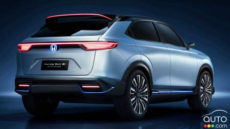 Honda SUV e:prototype, three-quarters rear